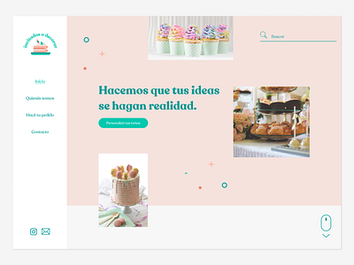 Invitados a Decorar Website design digital ui ux vector web web design webdesign website website design
