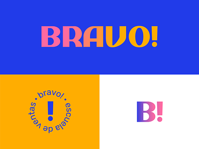 Bravo! Branding Project branding design digital illustration logo typography vector