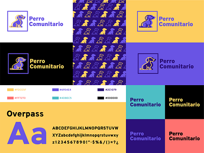 Perro Comunitario Brand brand identity branding design logo