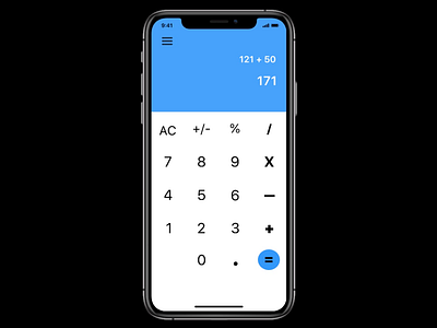 Basic calculator uidesign