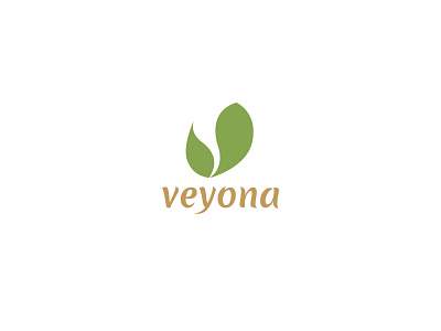 Veyona branding cosmetic design flat illustration logo