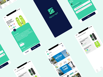 Sponet - The Sports Store | App UI Design