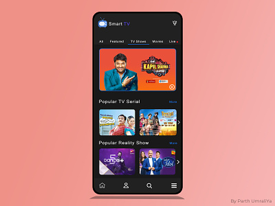 Tv App Redesign designs, themes, templates and downloadable graphic ...