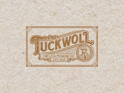 Tuckwoll Product hang tag branding hang tag hipster logo pictorial logo retro logo vintage design vintage logo