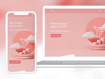 Responsive Website for Financial Planning - Finaty