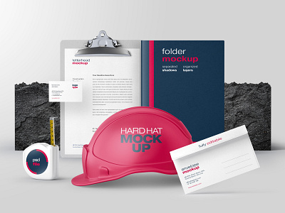 Construction Branding Mockup Bundle