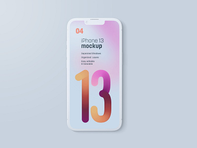 iPhone 13 Pro Clay Mockup Set