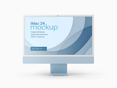 The New iMac 24” Mockup Set | 2021 web