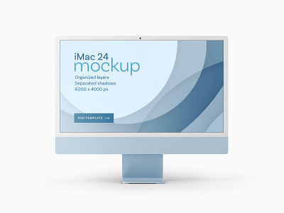 The New iMac 24” Mockup Set | 2021