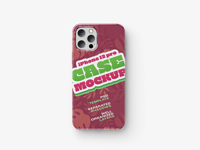 iPhone 12 Pro Case Mockup Set