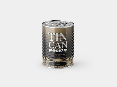 Tin Can Mockup Set | Conserve