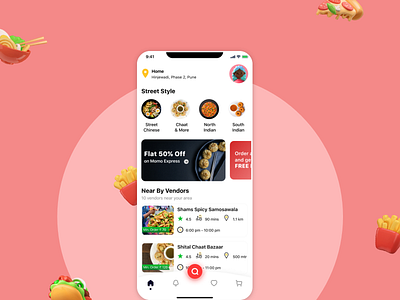 Food Delivery App delivery delivery app fast delivery figma app food food app food app design food application food delivery food delivery app food design food drink iconography illustration local street food ui user experience visual design