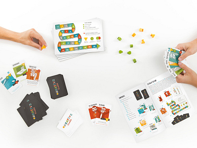 Creative Clash The Game agency board game cards graphic design illustration packaging