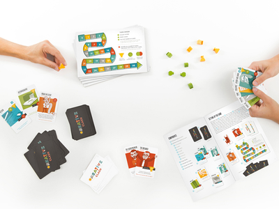 Creative Clash The Game agency board game cards graphic design illustration packaging