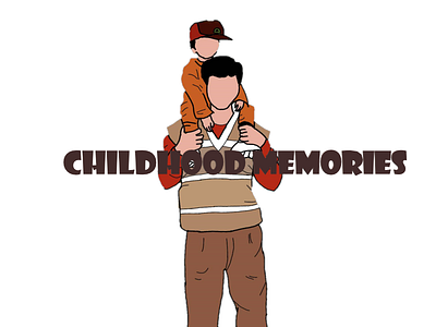 Childhood-Memories-2 design doodleart figma flat illustration minimal sketching