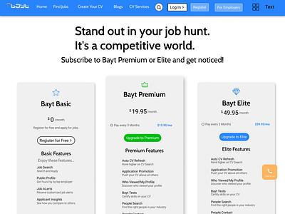 Bayt Pricing Page