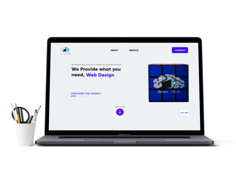 Home Page Design - For Design Agency by Subham Saha on Dribbble