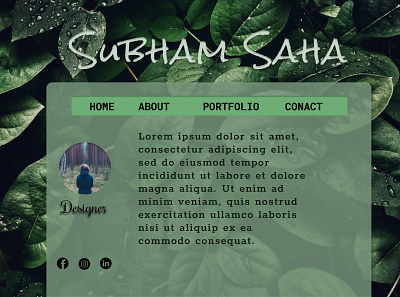 WebPage-About design flat minimal ui web webdesign website website design