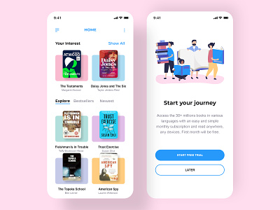 E-book App Design app app design best app book e-book ebook mobile mobile ui product design