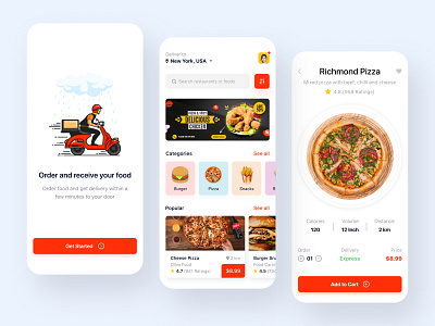 Food Delivery App Design