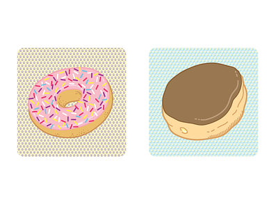Donuts dessert donuts flat food illustrator pop art sprinkles vector