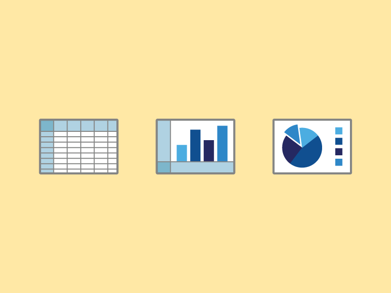 Data Presentation Icons