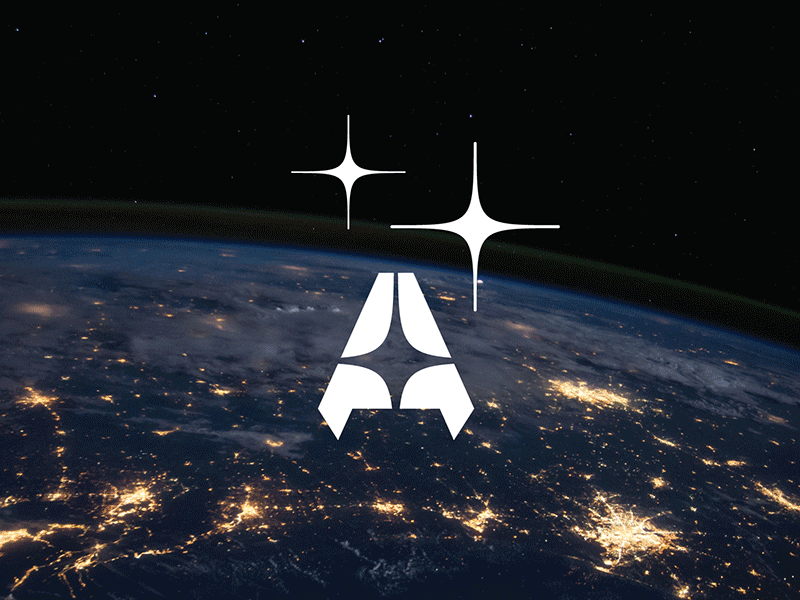 Day 01/50 – Rocketship aerospace concept dailylogochallenge logo space