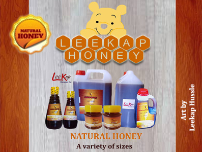 LEEKAP HONEY AD ad branding graphicdesign honey leekap organic social media social media ads social media marketing socialmedia