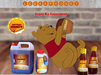 ENJOY LEEKAP HONEY ad branding graphicdesign honey leekap organic social media marketing