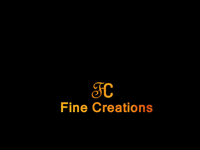 Fine Creation logo branding clothing logo designer logodesign