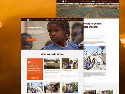 Hand fuer Afrika Project ui web