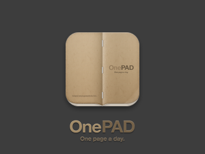 OnePAD Icon app icon ios realism