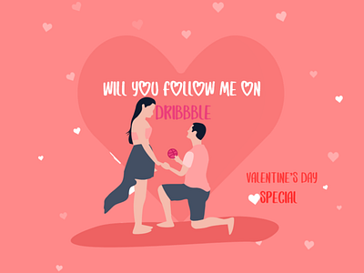 Valentine's Day designer flat design funny illustration graphic design illustration love valentines day vector