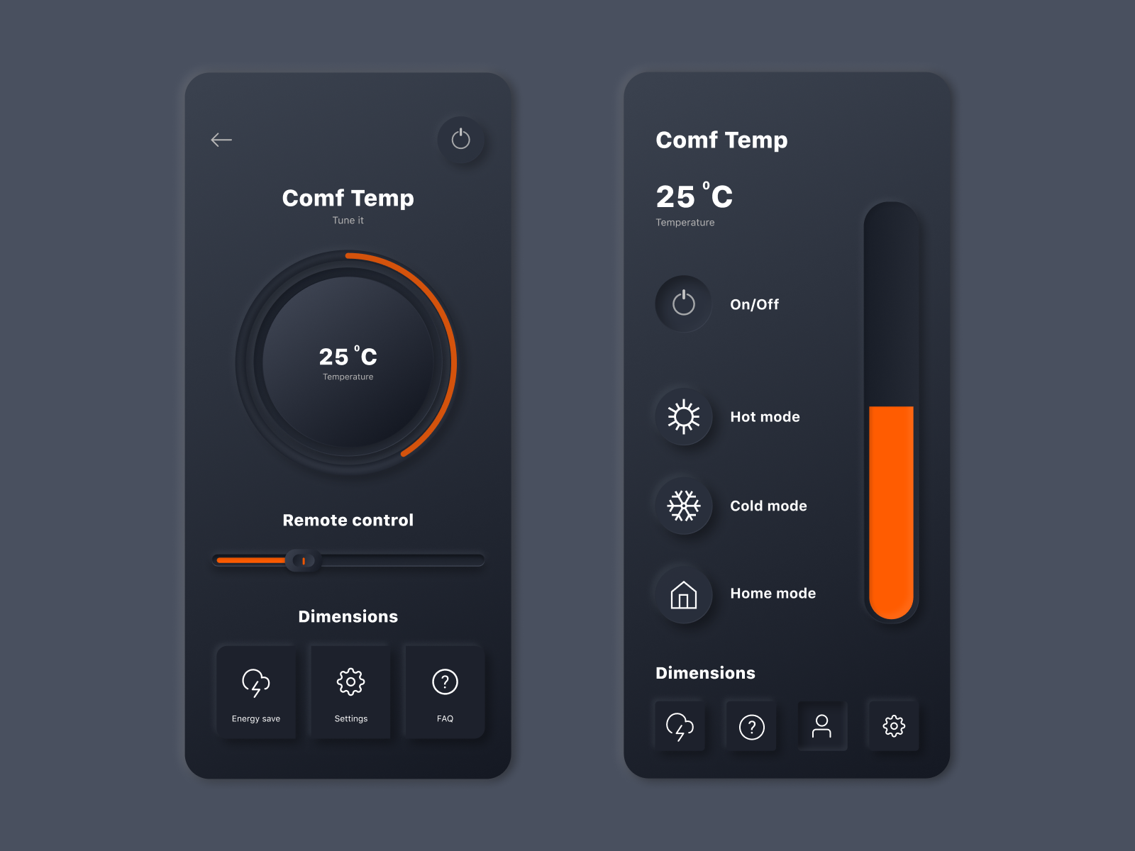 Temperature App By Vladimir Laur On Dribbble