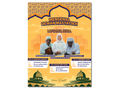 Info Grafis - Mengenal Dewan Masyayikh design flat illustration islamic mosque muslim photography typography vector