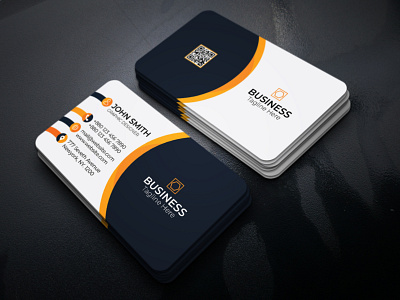 Business Card animation branding card clean color colorful colourful corporate creative design graphic design illustration logo vector