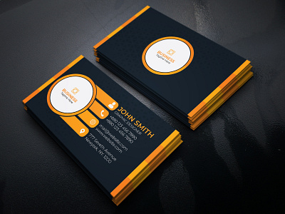 Business Card branding card clean color colorful colourful corporate creative design graphic design illustration logo typography vector