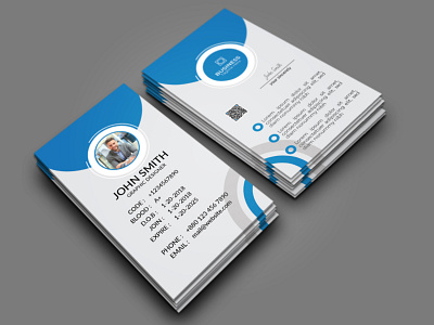 Id Card Design branding business card card creative graphic design illustration illustrator logo typography ui