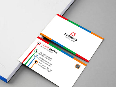 Business Card branding business card card color colorful colourful creative graphic design illustration logo