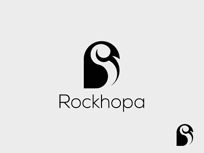 Bird branding logo design- Rockhopa logo design 3d arrow arrow logo bird icon brand design brand identity crative logo icon icon design latter logo design mimimal mimimal logo mimimalist mordan logo professional logo