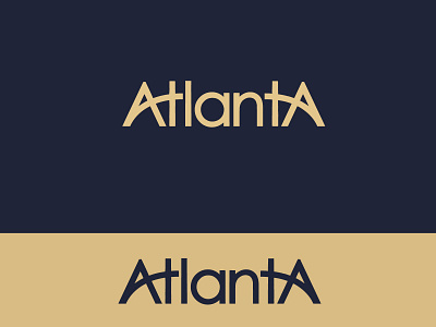 AtlantA Logo mark branding