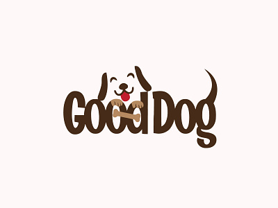 Good Dog logo concept app branding clean crative logo dog logo flat graphic design icon logo logo design logos mimimal mimimal logo minimalist mordan logo pet logo professional logo