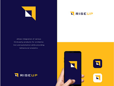 rise up logo branding icon identity logo logo design logodesign logos symbol