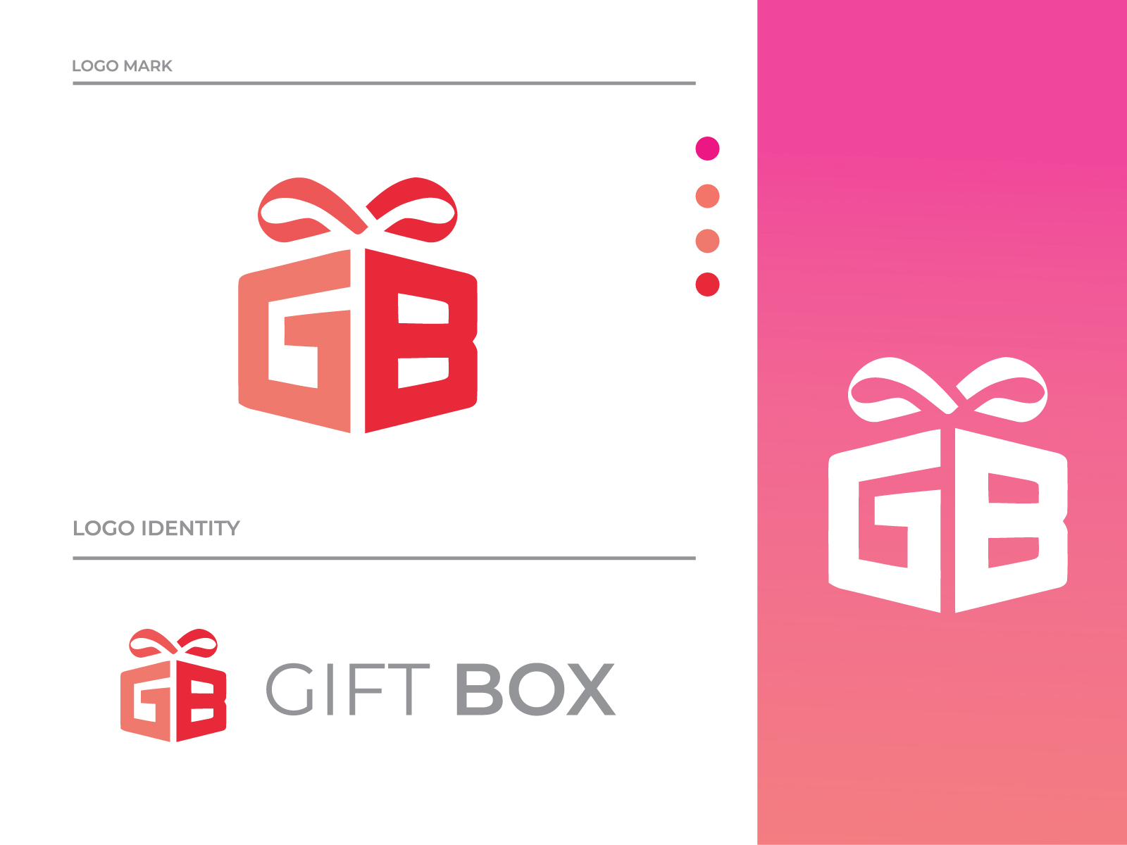 Gift Box Logo With Ribbon And Gifts For Various Occasions Vector, Ribbon,  Advertising, Profile PNG and Vector with Transparent Background for Free  Download