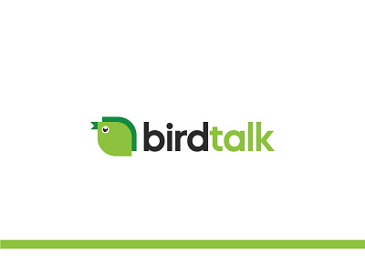 bird talk logo design flat icon illustration illustrator logo logodesign minimal modern logo ui