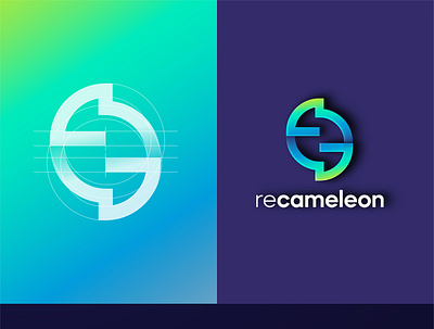 Chameleon logo branding chameleon design flat icon illustration illustrator logo logodesign minimal ui