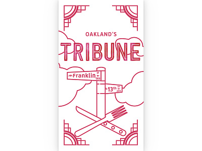 Oakland's Tribune animation branding composition design drawing illustration logo monsters snake ui
