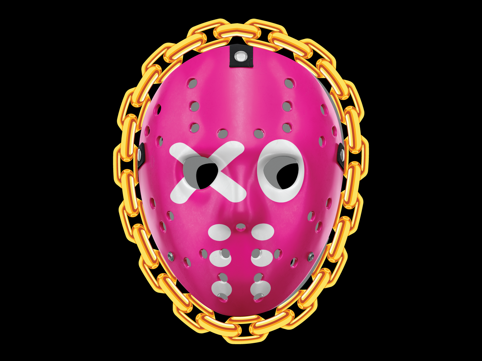 Miami Vice Neon Pink Blue Rave Jason Voorhees Friday the 13th  Etsy