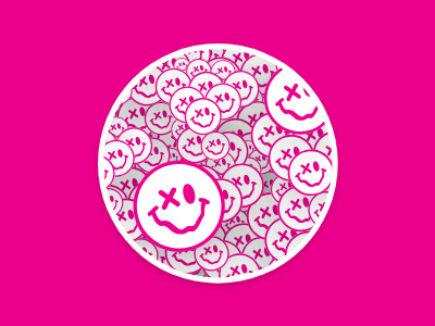 An Eye Open adobe xd branding bright coaster cool dmv emoji graphic design happy illustration smiley face stickermule washington dc