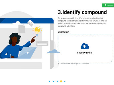 Identify Compound branding chemist flat design graphic design illustration ilustrator upload vector